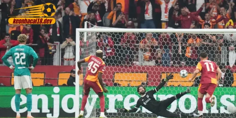 Diễn biến chính của trận đấu giữa Liverpool và Galatasaray